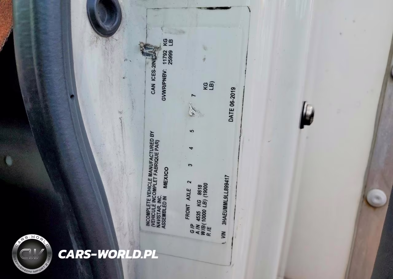 2020 International Mv607 Box Truck VIN:3HAEUMML9LL899417 - 11