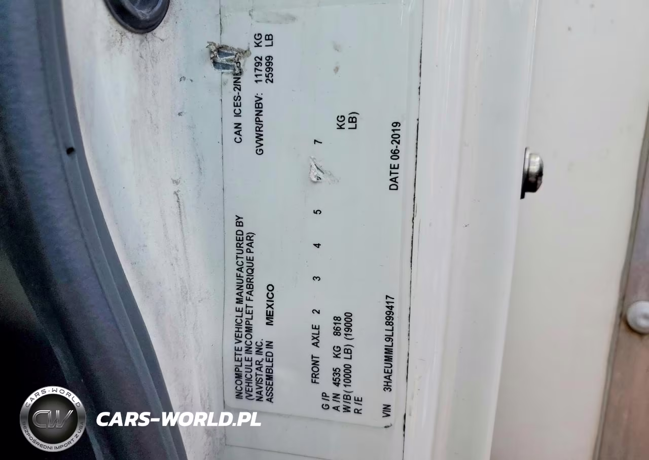 2020 International Mv607 Box Truck VIN:3HAEUMML9LL899417 - 12
