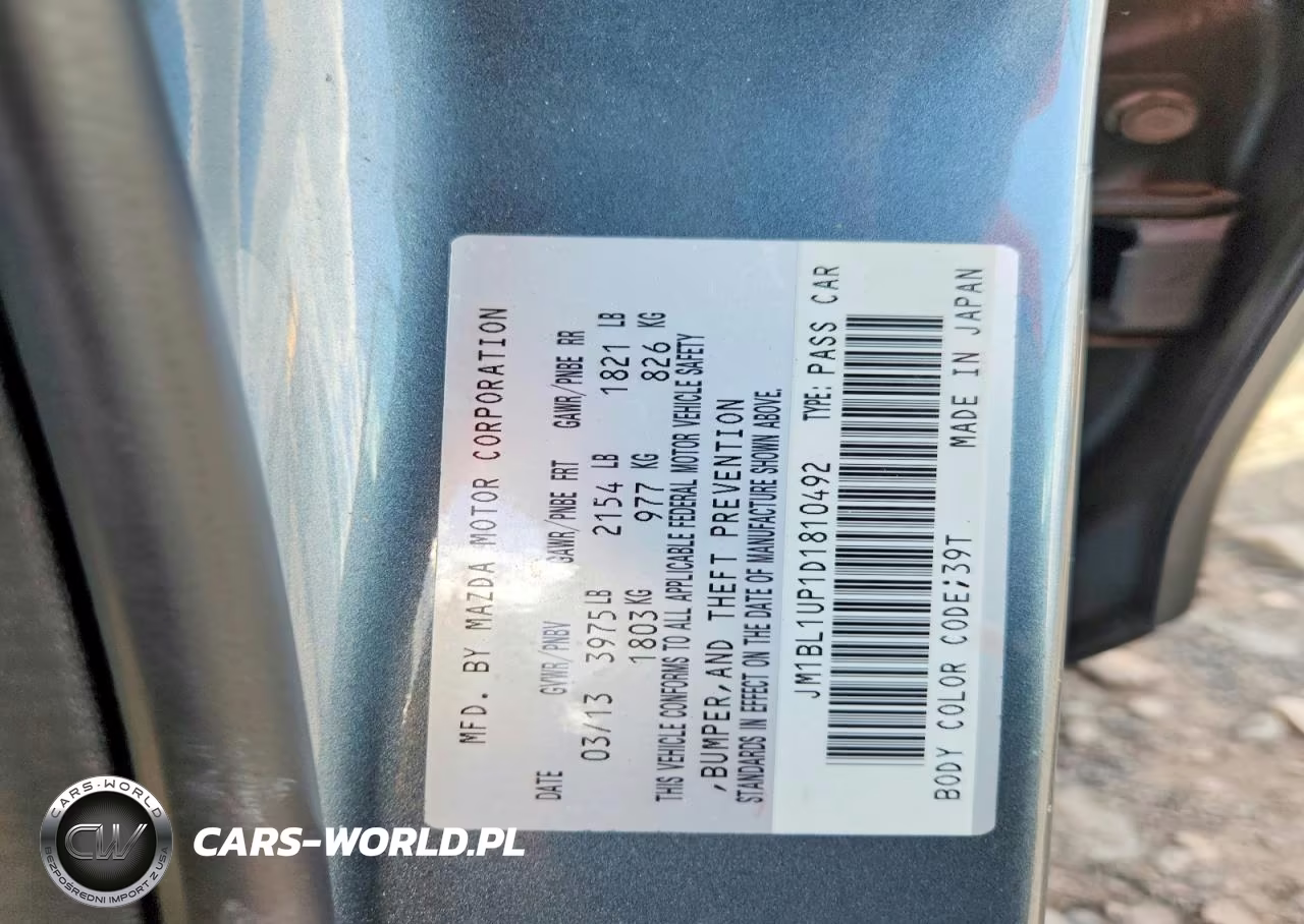 2013 Mazda 3 I VIN:JM1BL1UP1D1810492 - 12