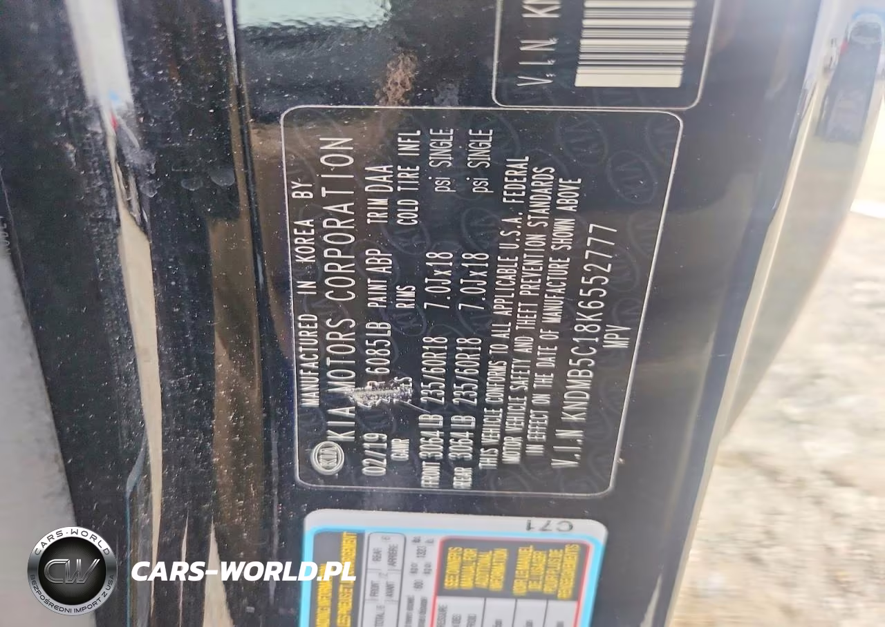 2019 Kia Sedona Ex VIN:KNDMB5C18K6552777 - 14