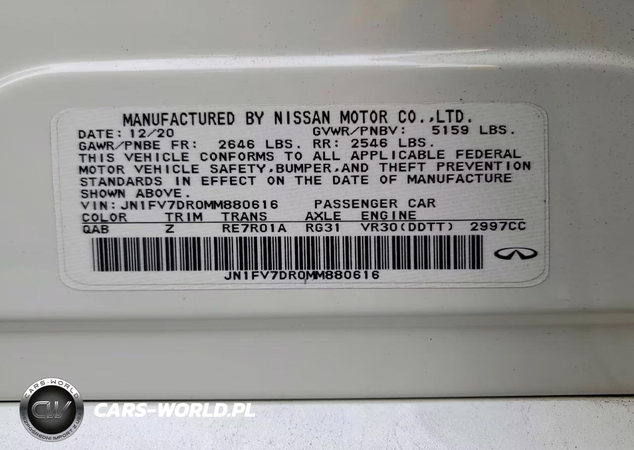 2021 Infiniti Q50 Red Sport 400 VIN:JN1FV7DR0MM880616 - 13