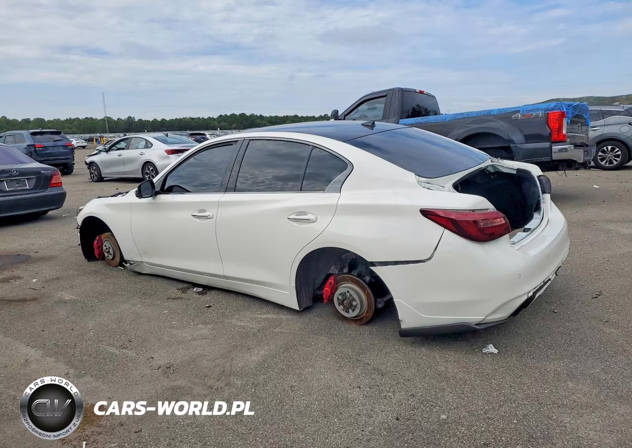 2021 Infiniti Q50 Red Sport 400 VIN:JN1FV7DR0MM880616 - 2
