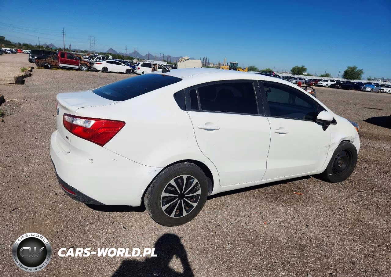 2014 Kia Rio Lx VIN:KNADM4A32E6352830 - 3