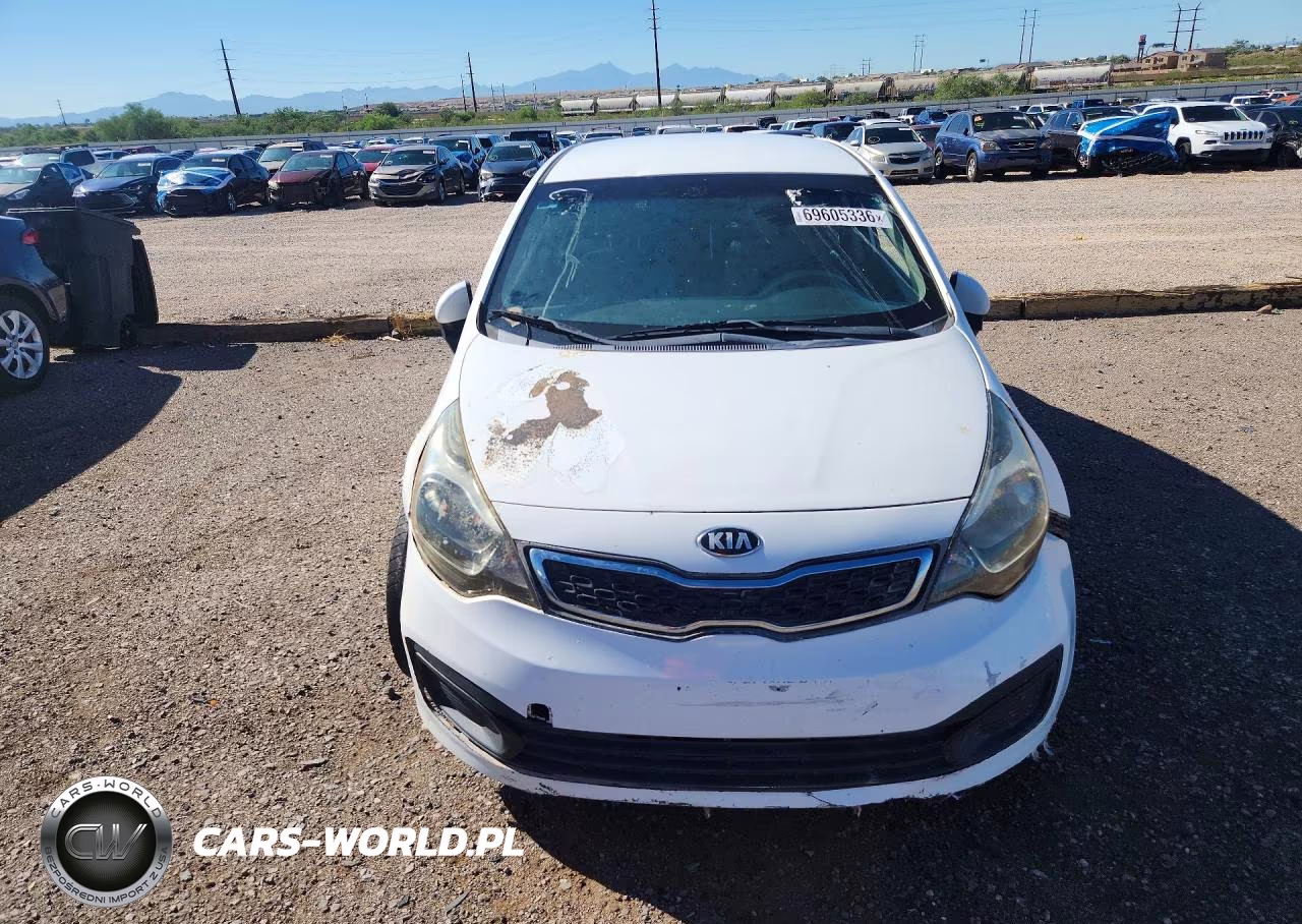 2014 Kia Rio Lx VIN:KNADM4A32E6352830 - 5