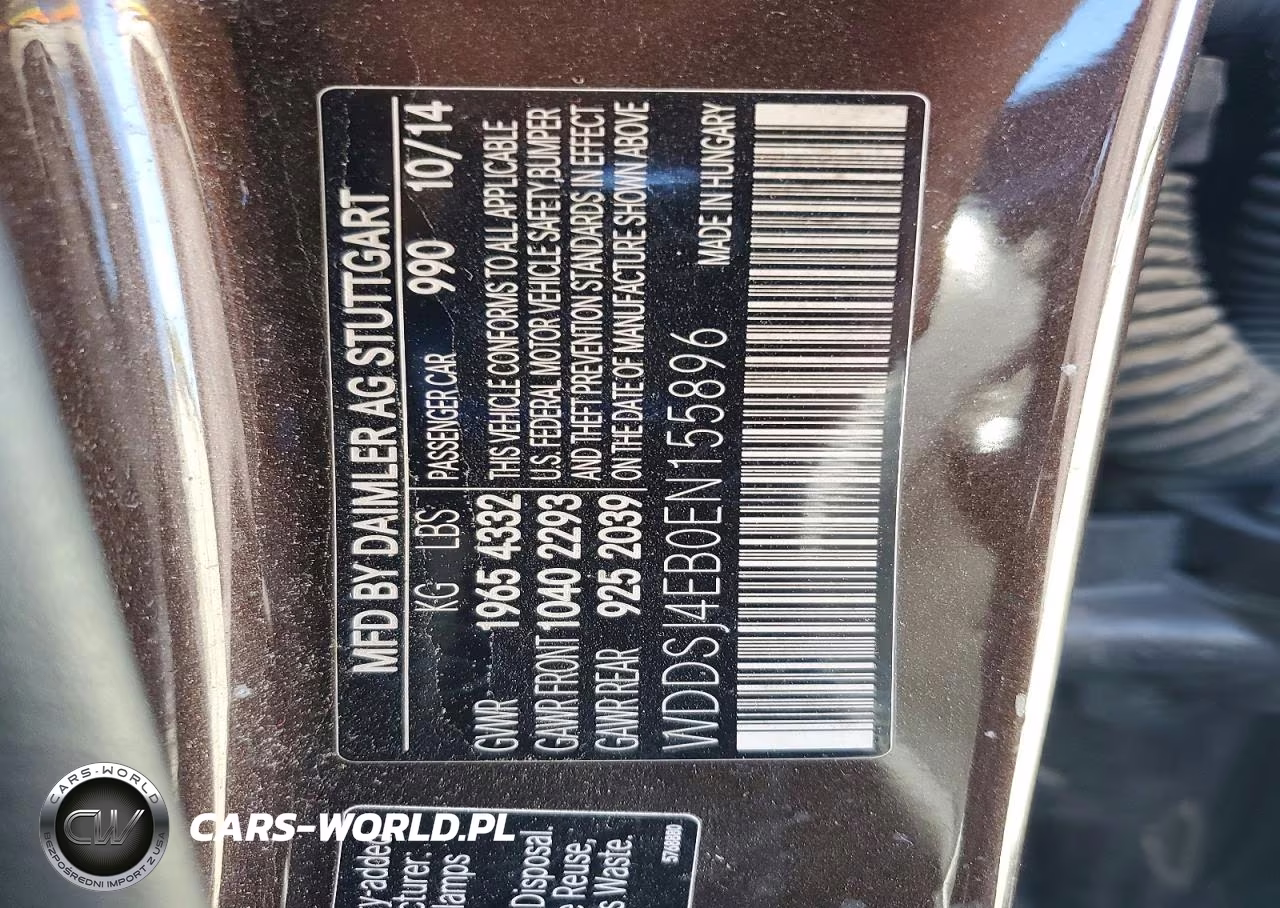 2014 Mercedes-Benz Cla 250 VIN:WDDSJ4EB0EN155896 - 12