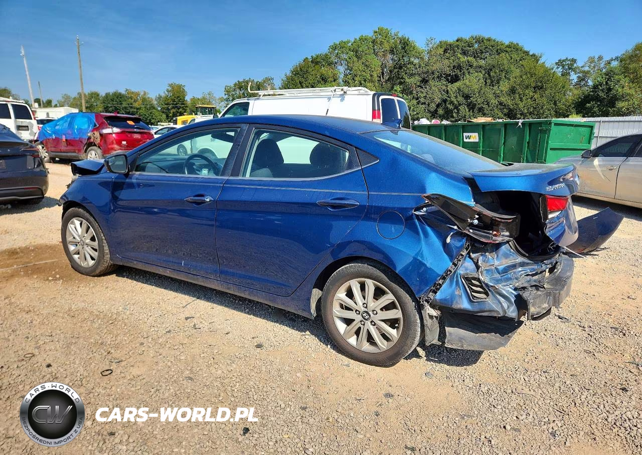 2015 Hyundai Elantra Se VIN:KMHDH4AE1FU252865 - 2