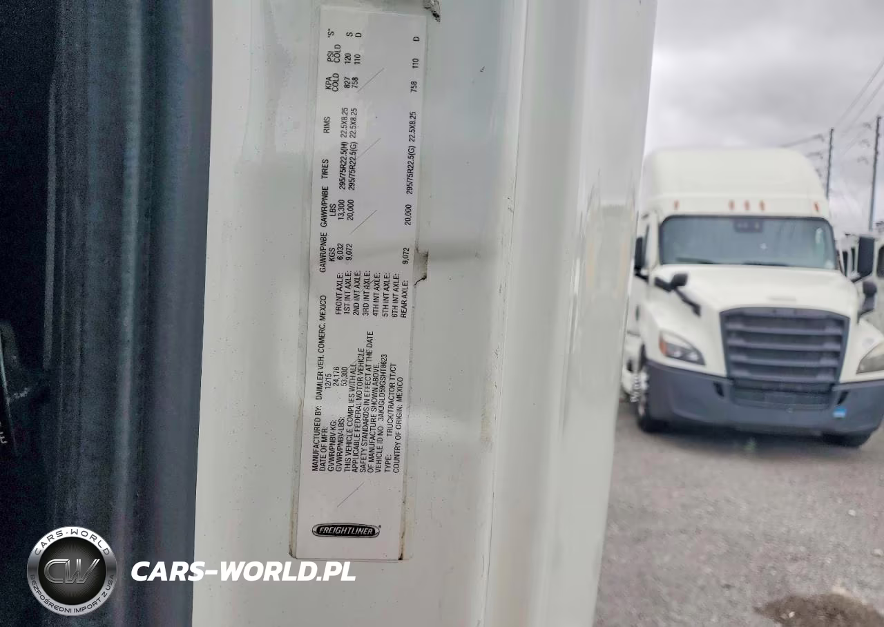 2016 Freightliner Cascadia 125 VIN:3AKJGLD59GSHT8623 - 13