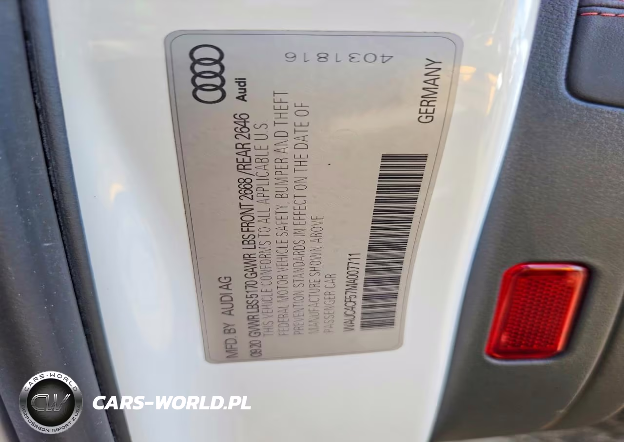 2021 Audi S5 Premium Plus VIN:WAUC4CF57MA007711 - 12