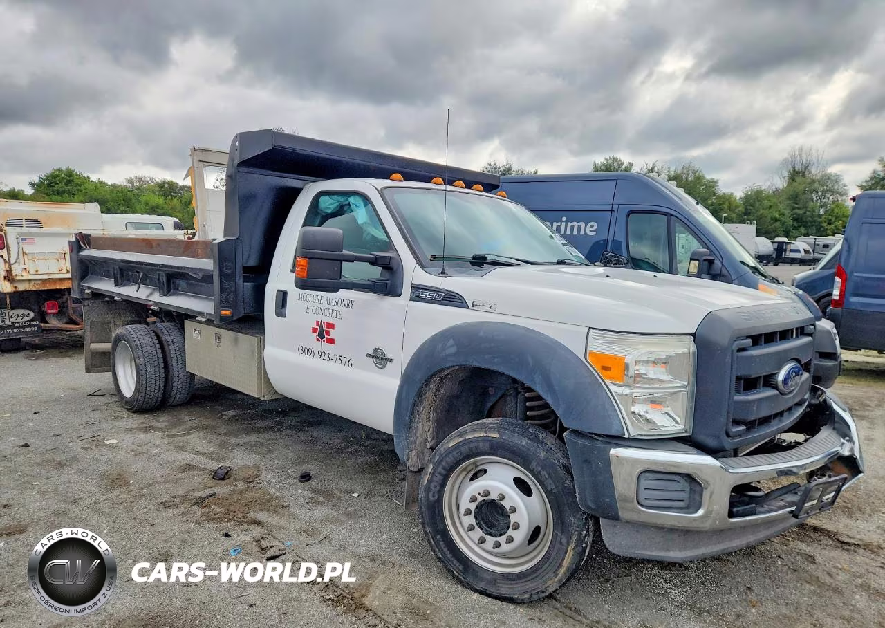 2013 Ford F550 Super Duty Dump Truck VIN:1FDUF5GT8DEA76521 - 4
