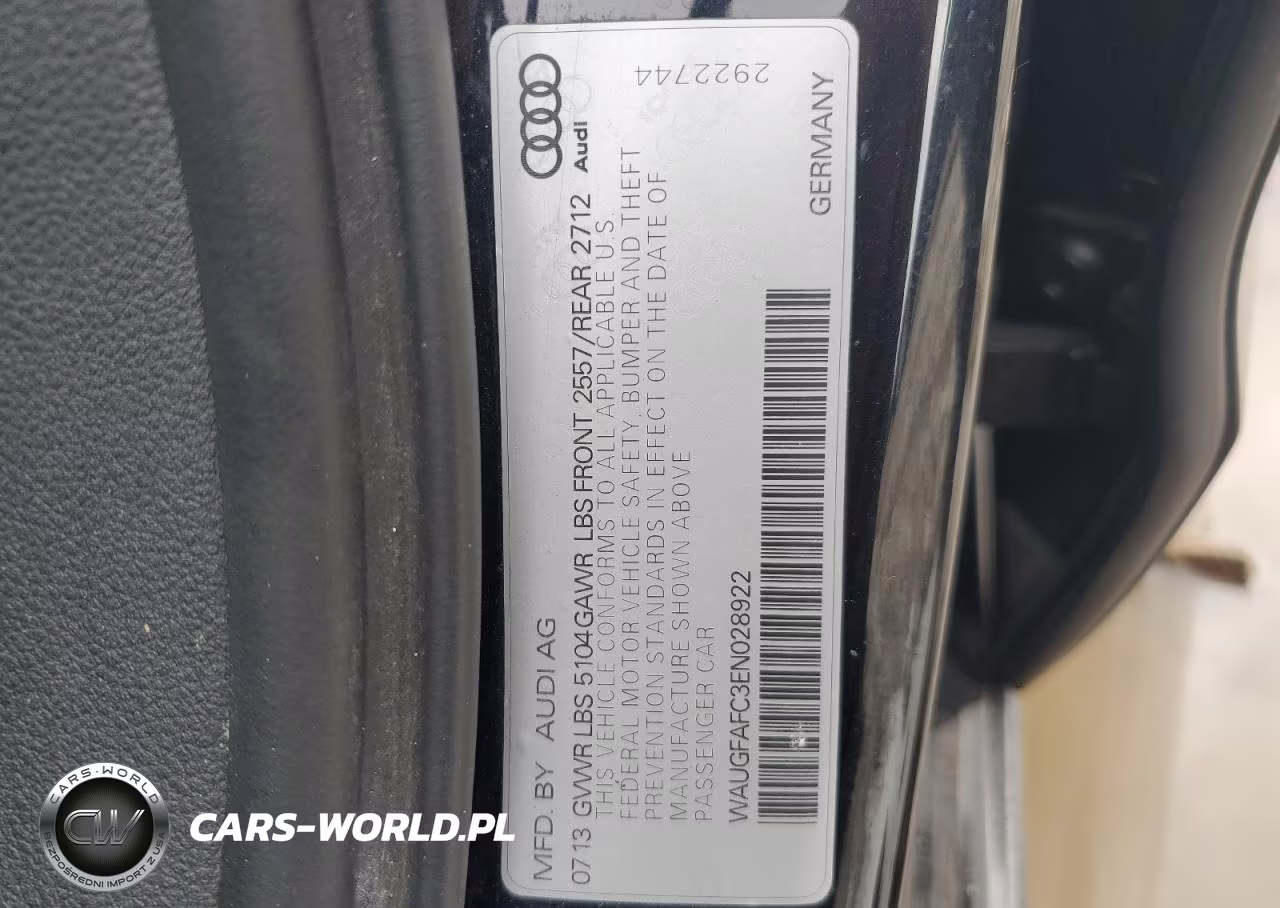 2014 Audi A6 Premium Plus VIN:WAUGFAFC3EN028922 - 12