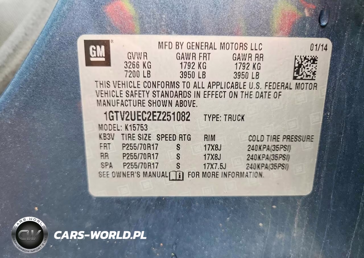 2014 GMC Sierra K1500 Sle VIN:1GTV2UEC2EZ251082 - 12