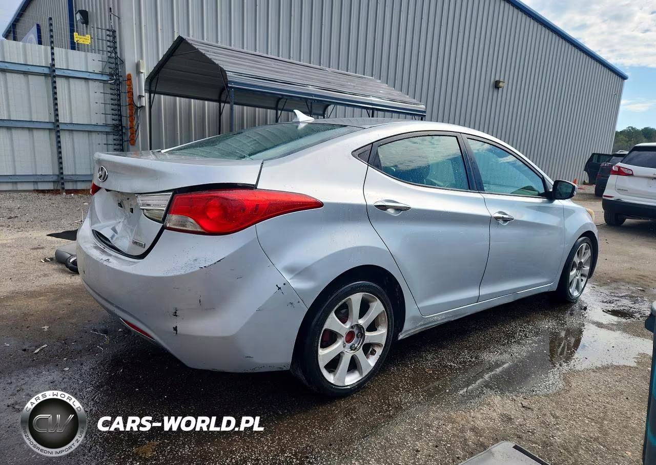 2012 Hyundai Elantra Limited VIN:5NPDH4AE2CH090528 - 3