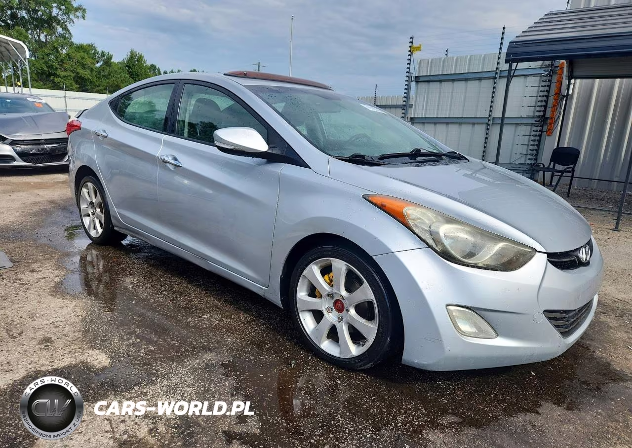 2012 Hyundai Elantra Limited VIN:5NPDH4AE2CH090528 - 4