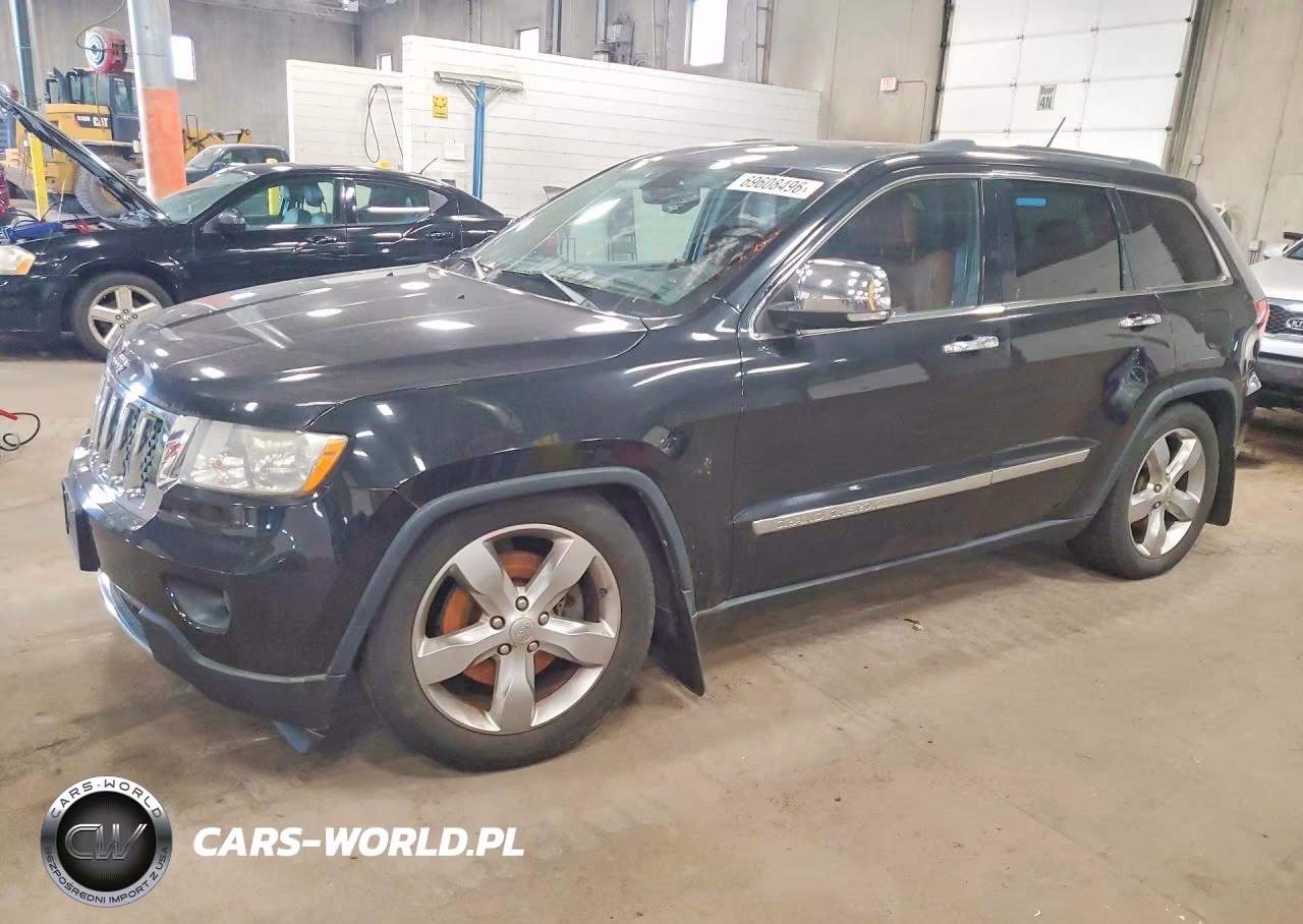2012 Jeep Grand Cherokee Overland VIN:1C4RJFCT1CC349412 - 1