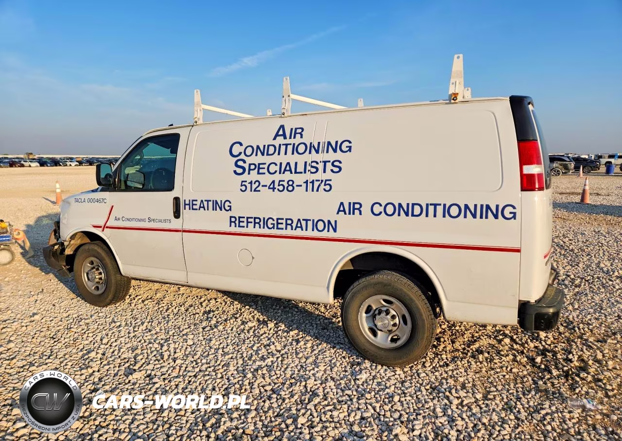 2019 Chevrolet Express G2500 VIN:1GCWGAFP7K1257461 - 2