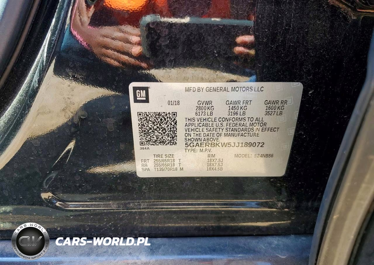 2018 Buick Enclave Essence VIN:5GAERBKW5JJ189072 - 13
