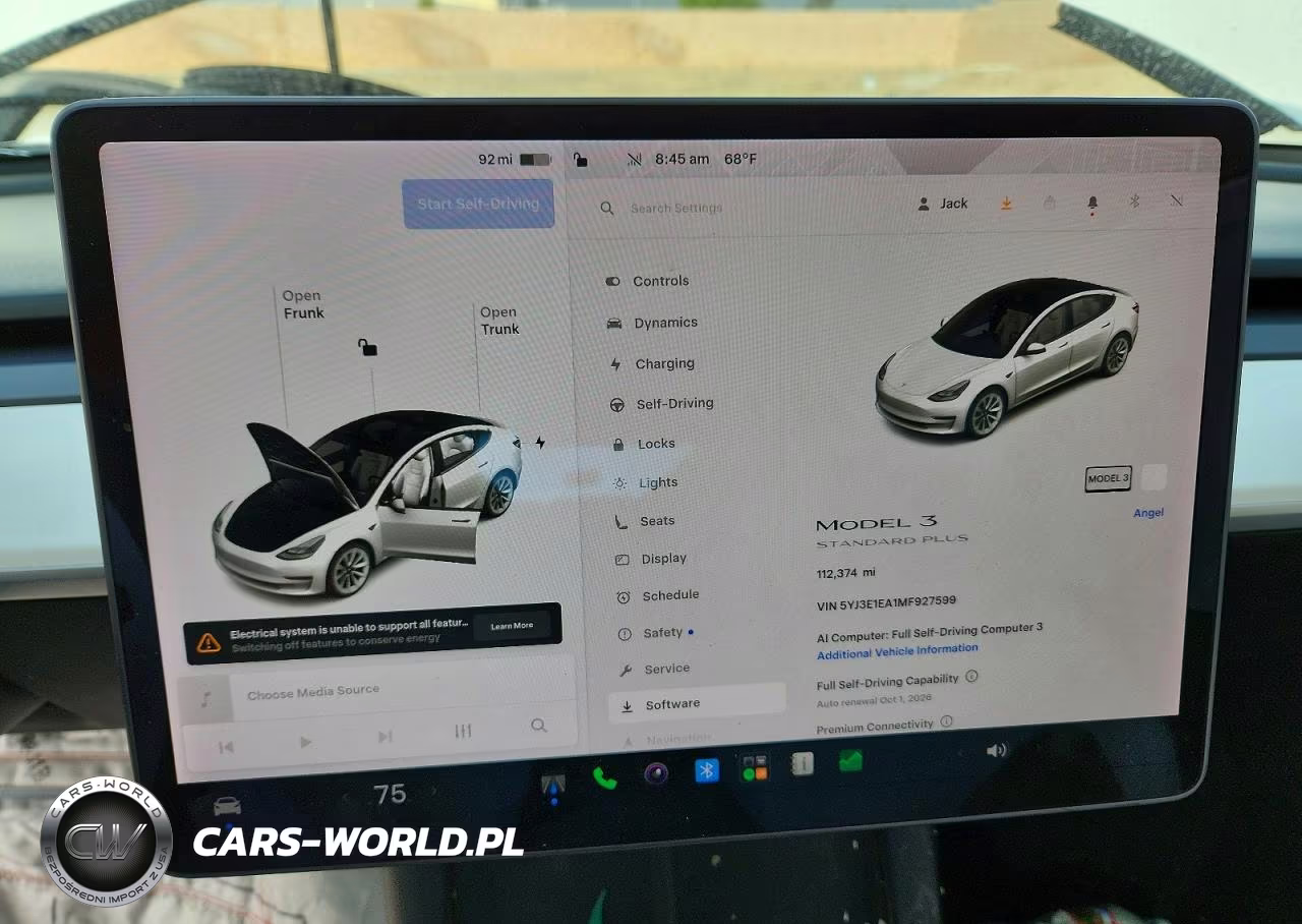 2021 Tesla Model 3 VIN:5YJ3E1EA1MF927599 - 9