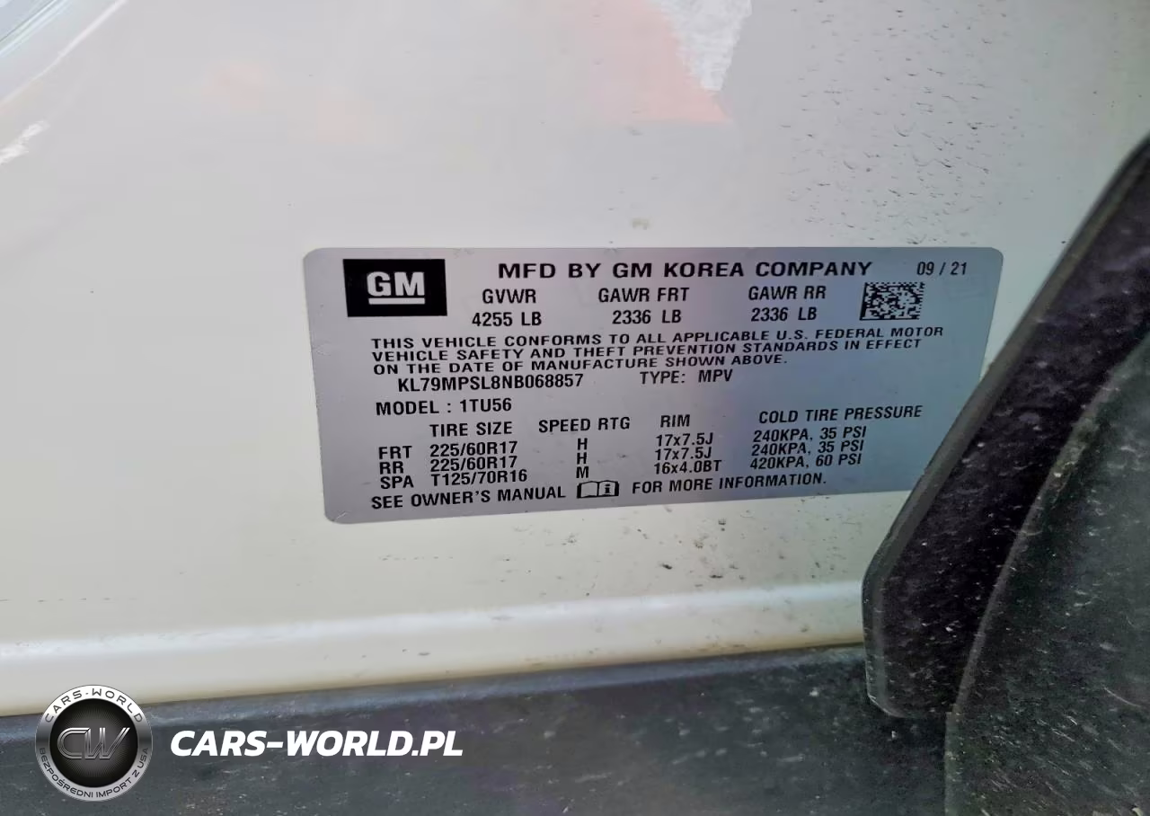2022 Chevrolet Trailblazer Lt VIN:KL79MPSL8NB068857 - 13