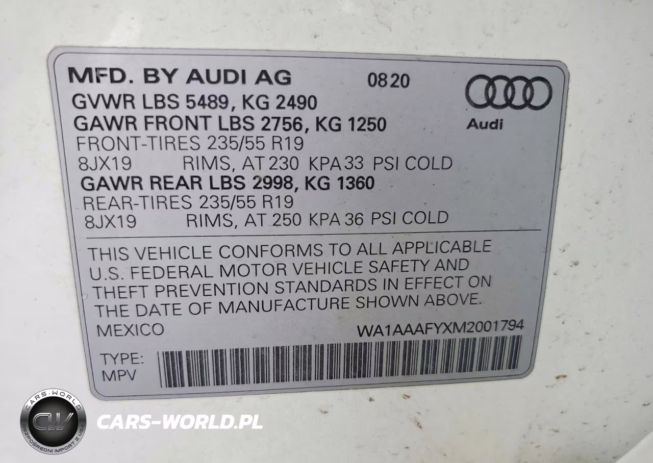 2021 Audi Q5 Premium VIN:WA1AAAFYXM2001794 - 13