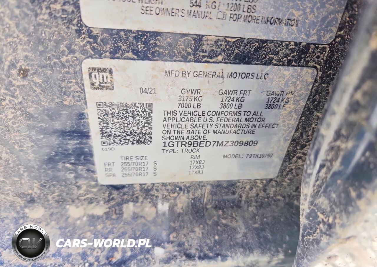 2021 GMC Sierra K1500 Sle VIN:1GTR9BED7MZ309809 - 12
