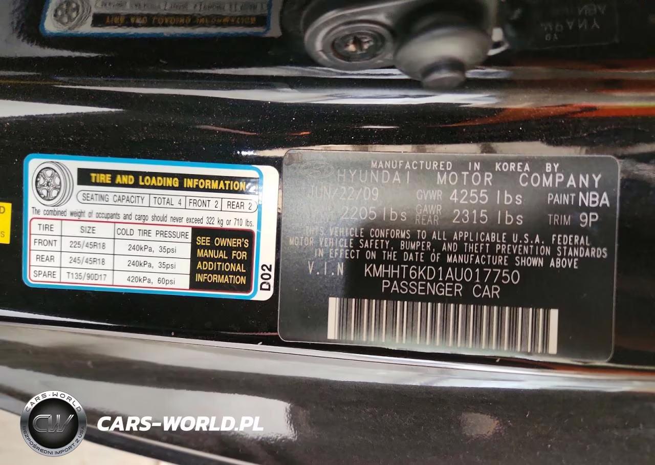 2010 Hyundai Genesis Coupe 2.0T VIN:KMHHT6KD1AU017750 - 12