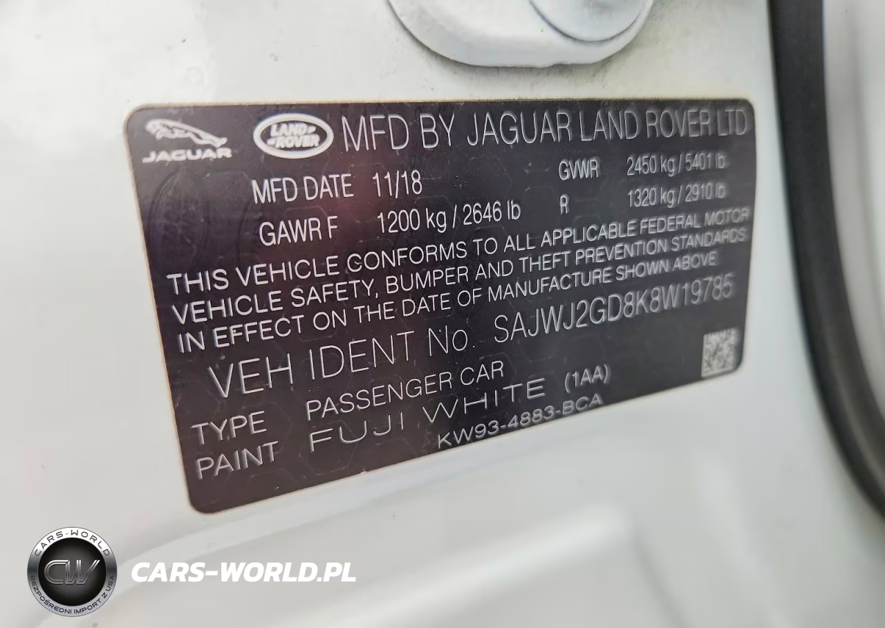 2019 Jaguar Xjl Portfolio VIN:SAJWJ2GD8K8W19785 - 12