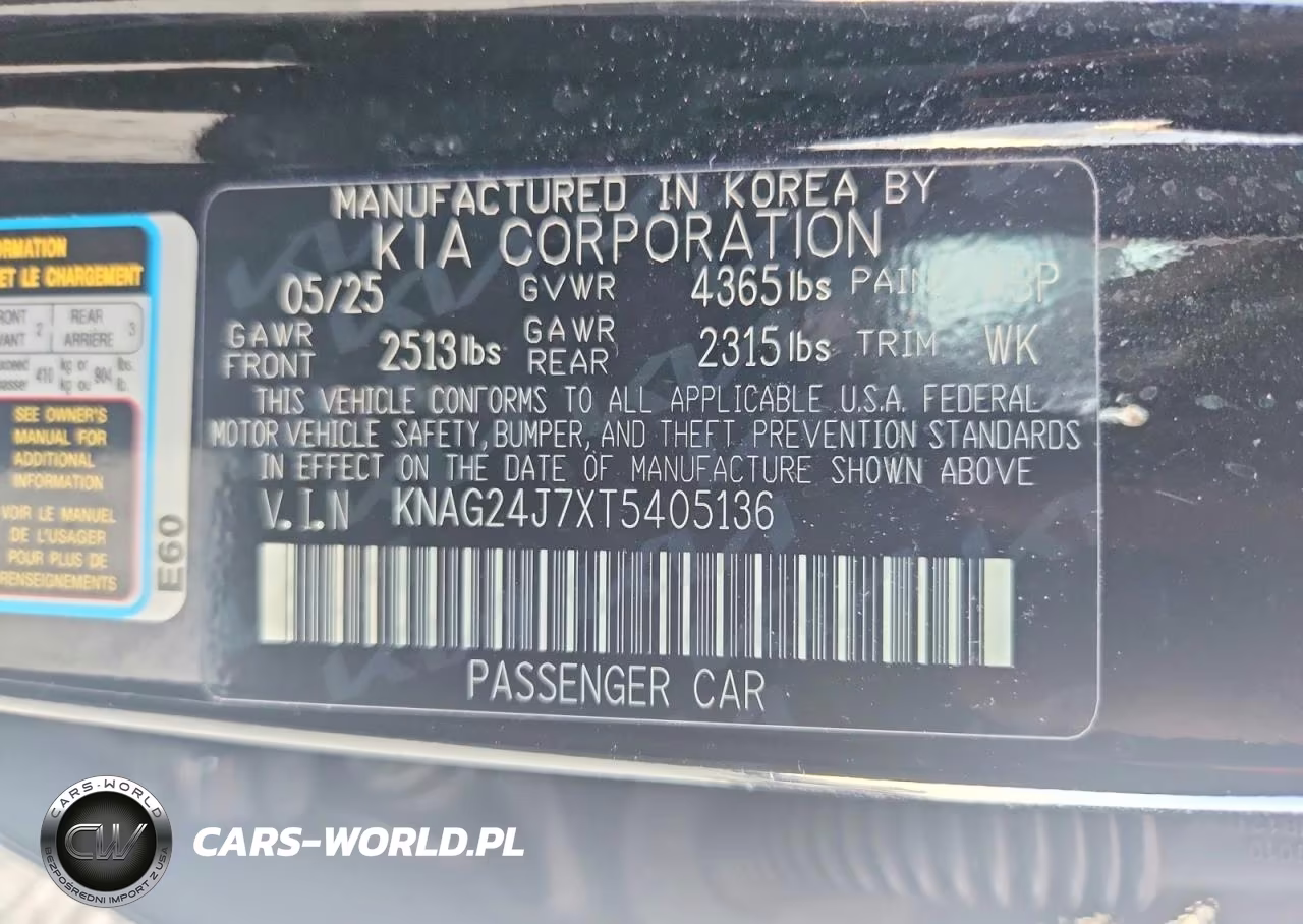 2026 Kia K5 Lxs VIN:KNAG24J7XT5405136 - 14