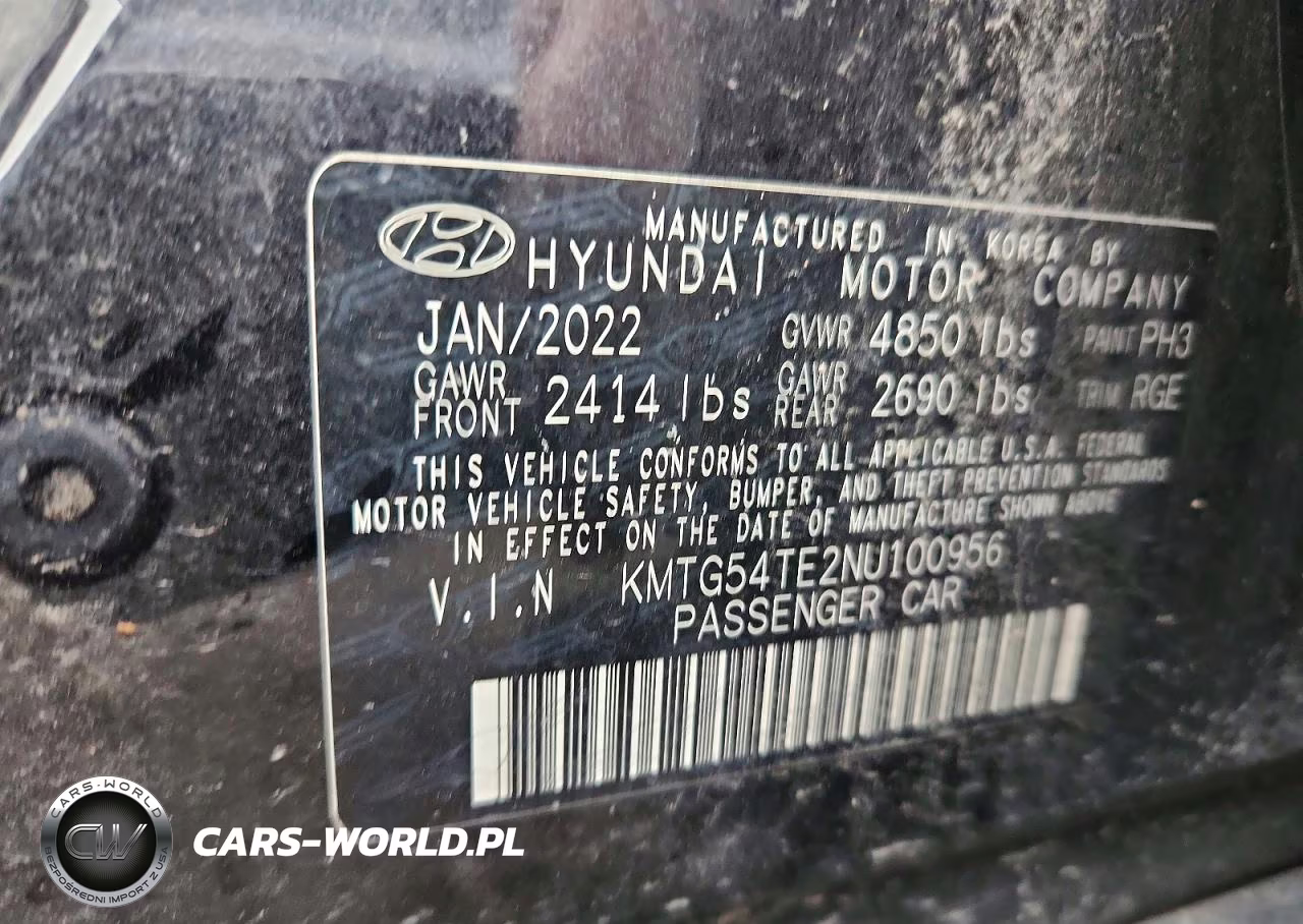 2022 Genesis G70 Base VIN:KMTG54TE2NU100956 - 12