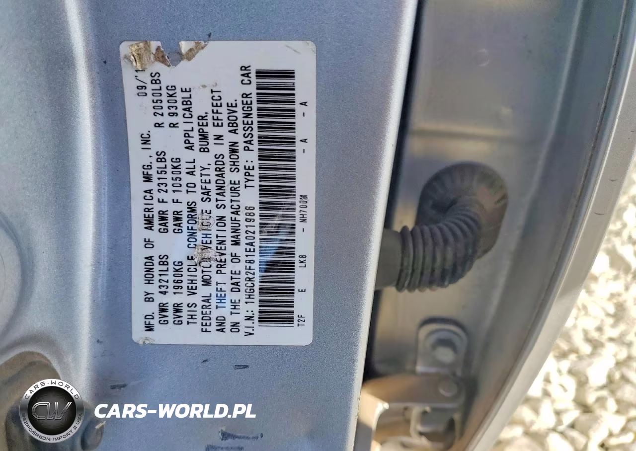 2014 Honda Accord VIN:1HGCR2F81EA021986 - 12