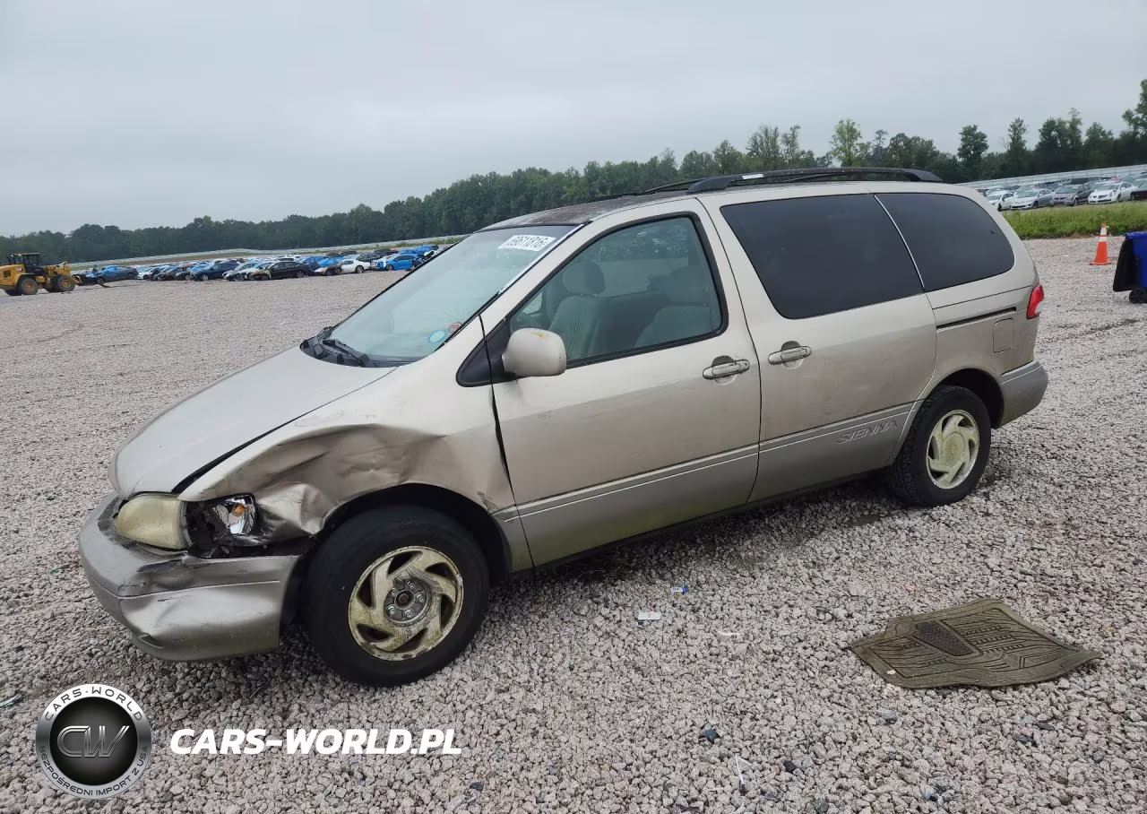 2002 Toyota Sienna Le VIN:4T3ZF13C82U493524 - 1