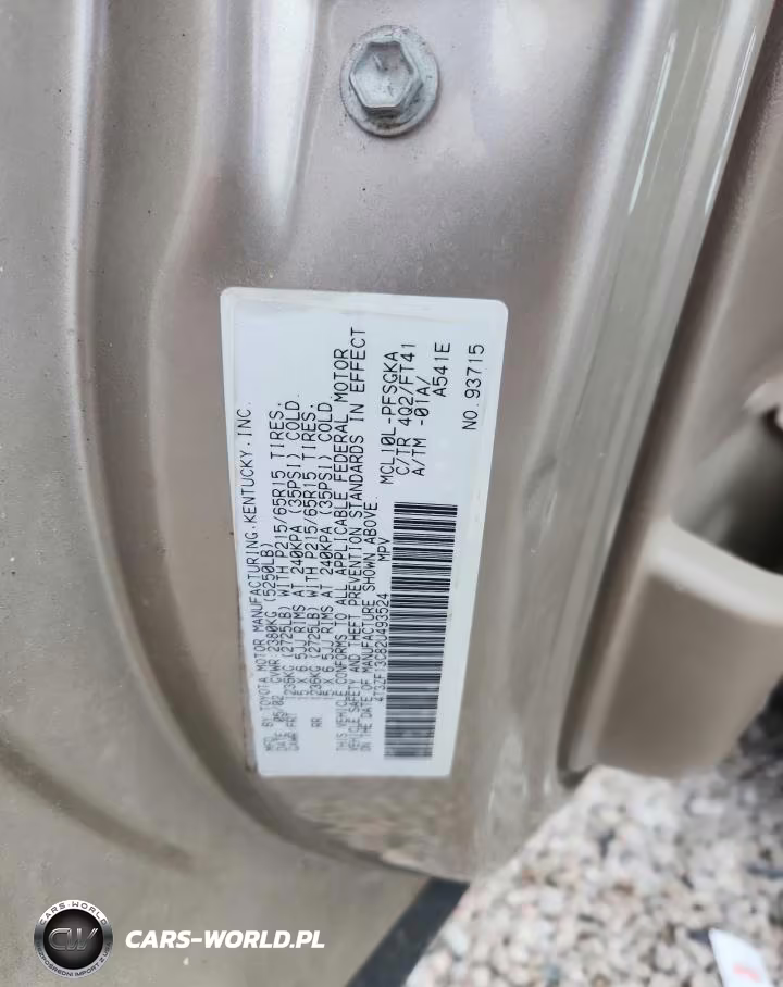 2002 Toyota Sienna Le VIN:4T3ZF13C82U493524 - 13
