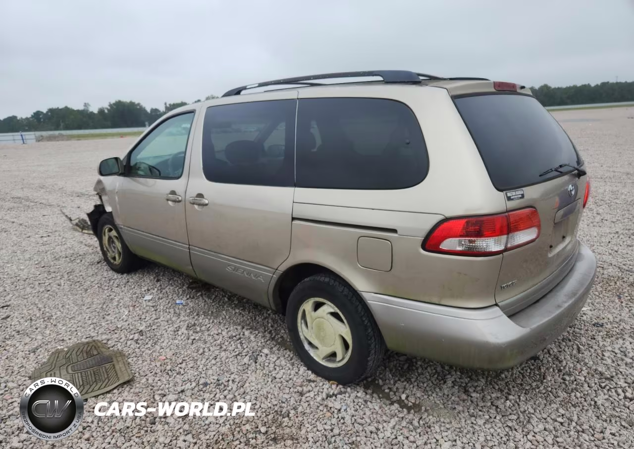 2002 Toyota Sienna Le VIN:4T3ZF13C82U493524 - 2