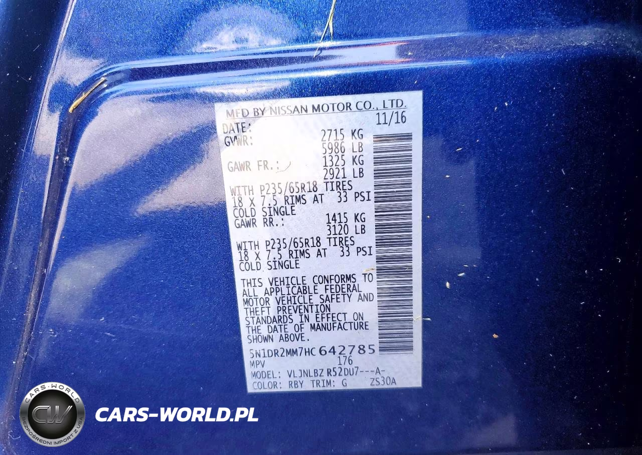 2017 Nissan Pathfinder S VIN:5N1DR2MM7HC642785 - 13