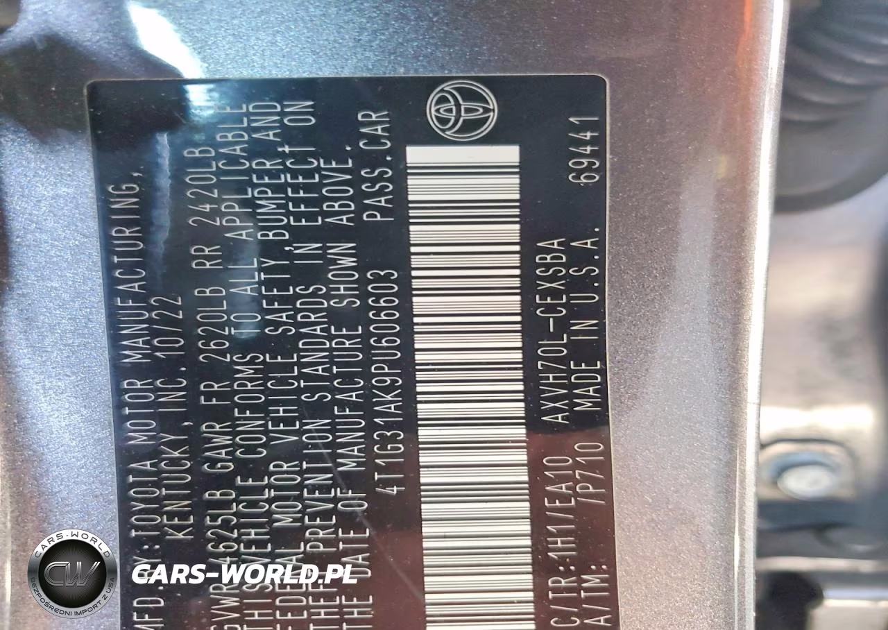 2023 Toyota Camry Hybrid Se VIN:4T1G31AK9PU606603 - 12