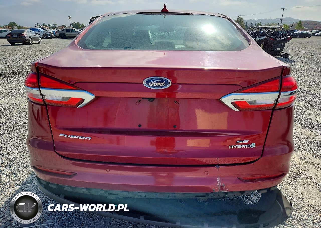 2019 Ford Fusion Se VIN:3FA6P0LU4KR222120 - 6