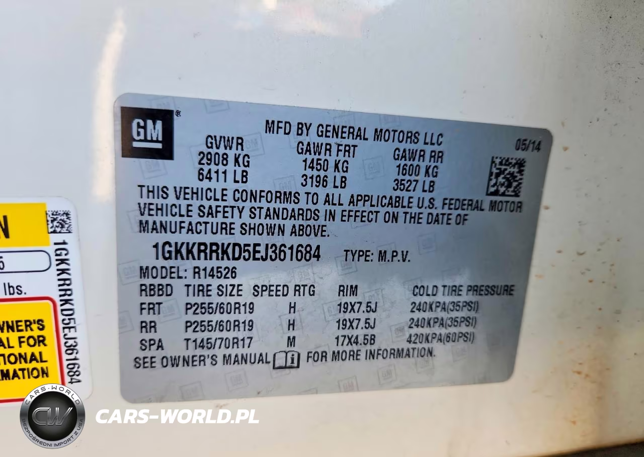 2014 GMC Acadia Slt-1 VIN:1GKKRRKD5EJ361684 - 13
