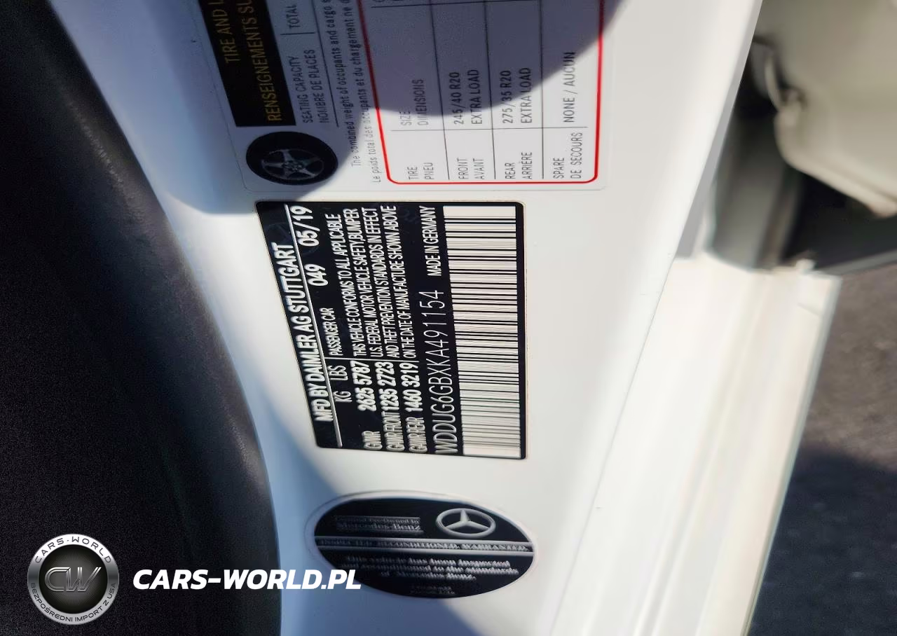 2019 Mercedes-Benz S 450 VIN:WDDUG6GBXKA491154 - 12