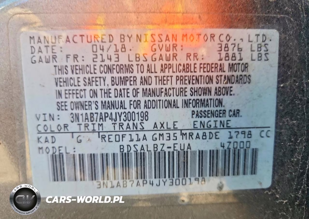 2018 Nissan Sentra S VIN:3N1AB7AP4JY300198 - 12