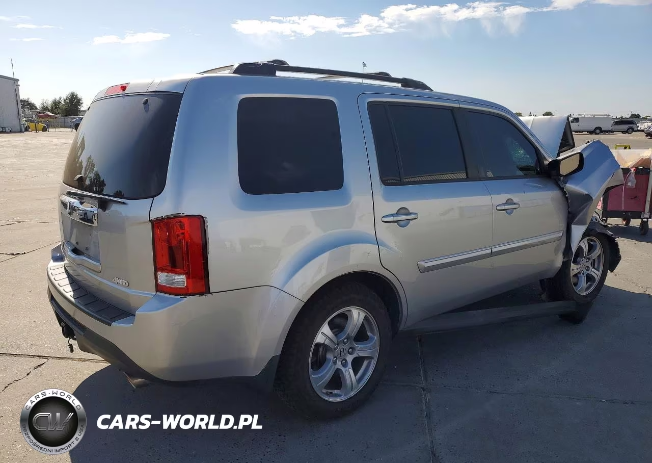 2013 Honda Pilot Exl VIN:5FNYF4H57DB006846 - 3