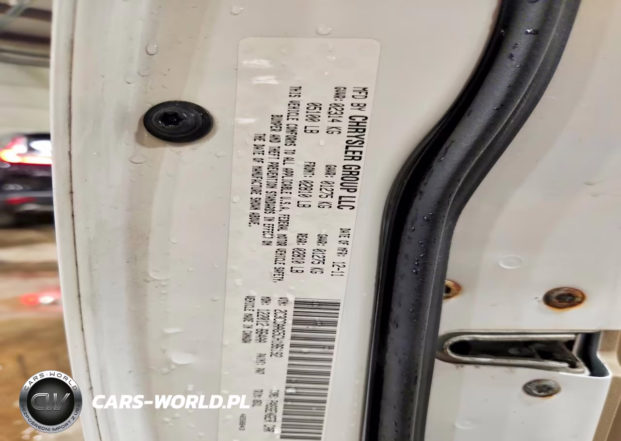 2012 Chrysler 300 VIN:2C3CCAAG5CH186192 - 13