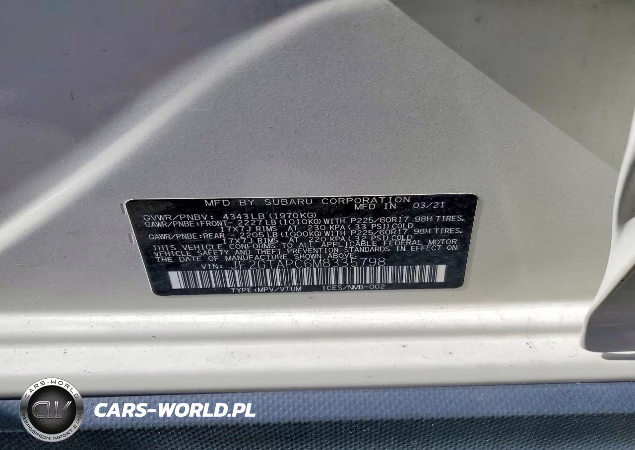 2021 Subaru Crosstrek Premium VIN:JF2GTAPC6M8335798 - 12