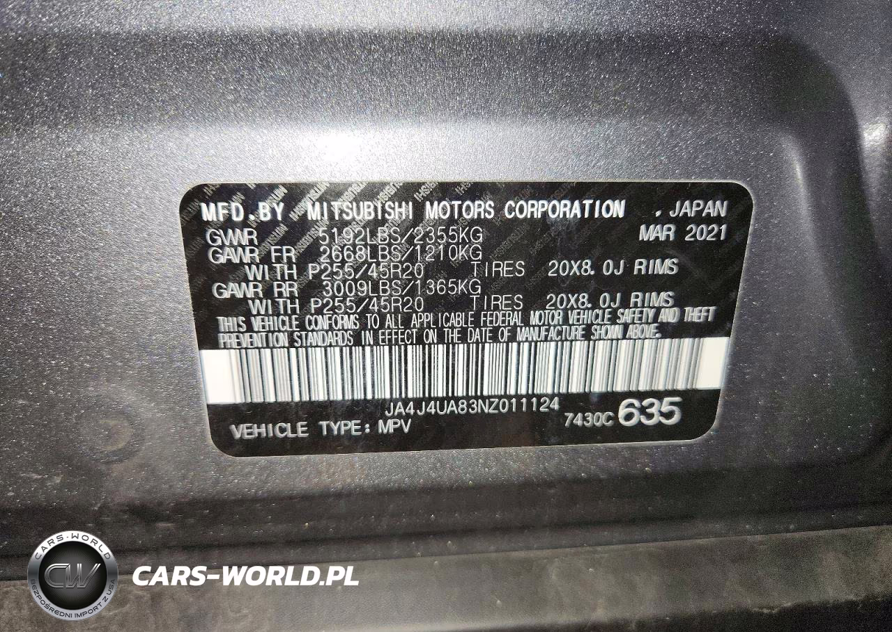 2022 Mitsubishi Outlander Se VIN:JA4J4UA83NZ011124 - 13
