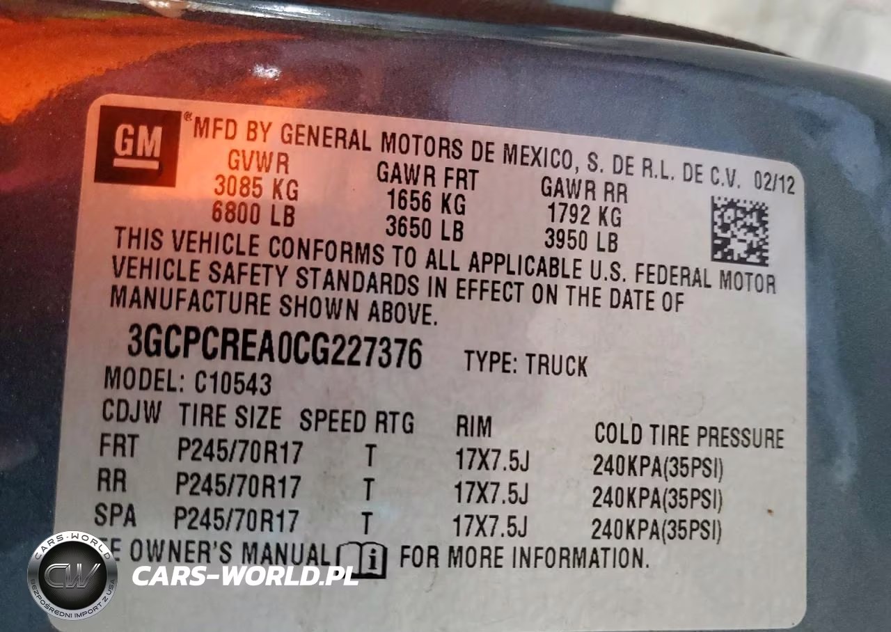 2012 Chevrolet Silverado C1500 Ls VIN:3GCPCREA0CG227376 - 12