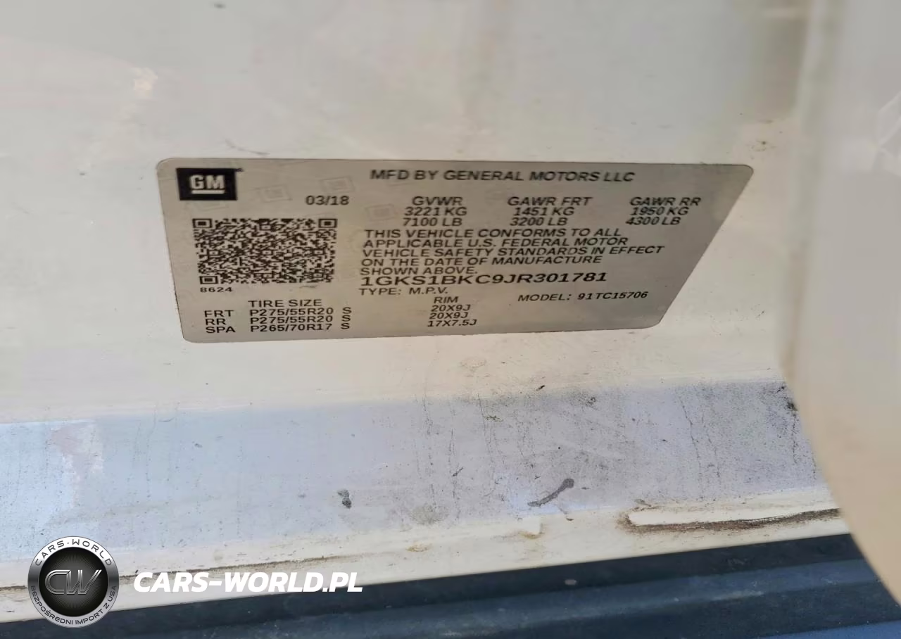 2018 GMC Yukon Slt VIN:1GKS1BKC9JR301781 - 13