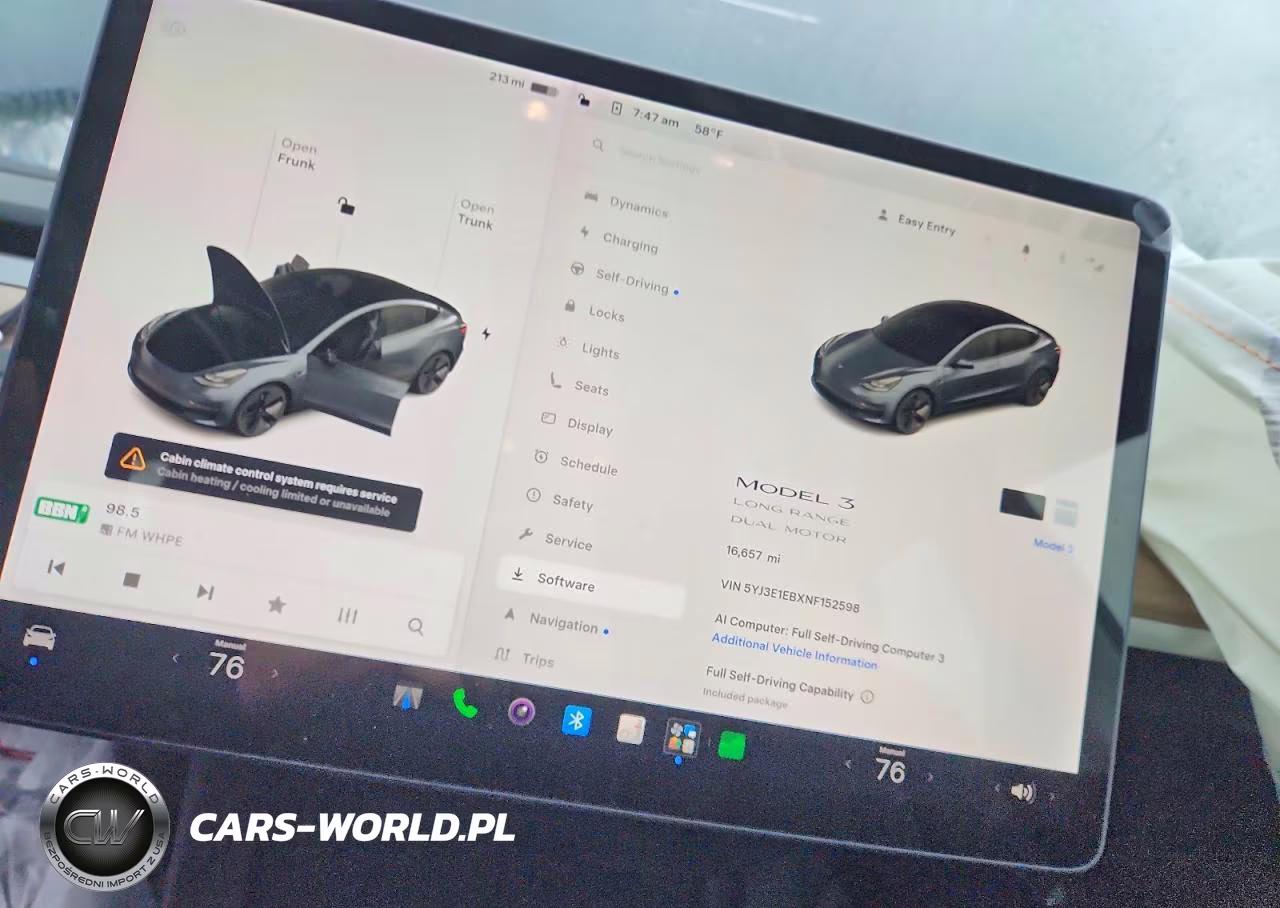 2022 Tesla Model 3 VIN:5YJ3E1EBXNF152598 - 9