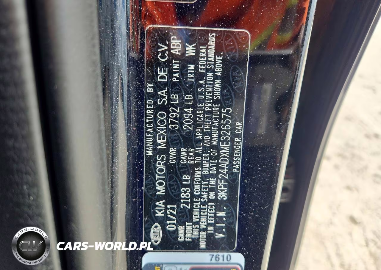 2021 Kia Forte Lxs VIN:3KPF24ADXME326575 - 13