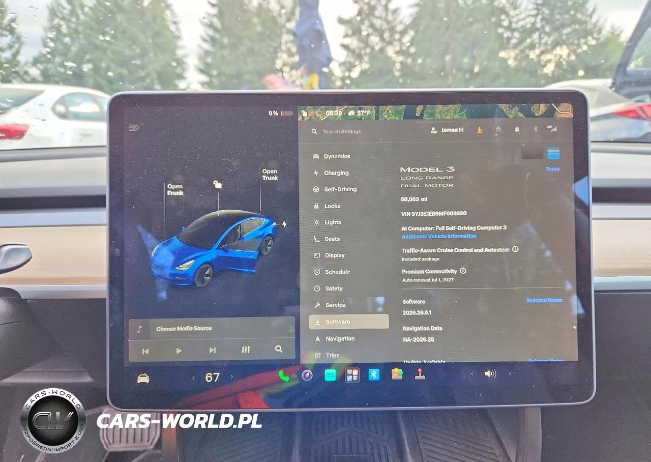 2021 Tesla Model 3 VIN:5YJ3E1EB9MF003680 - 9