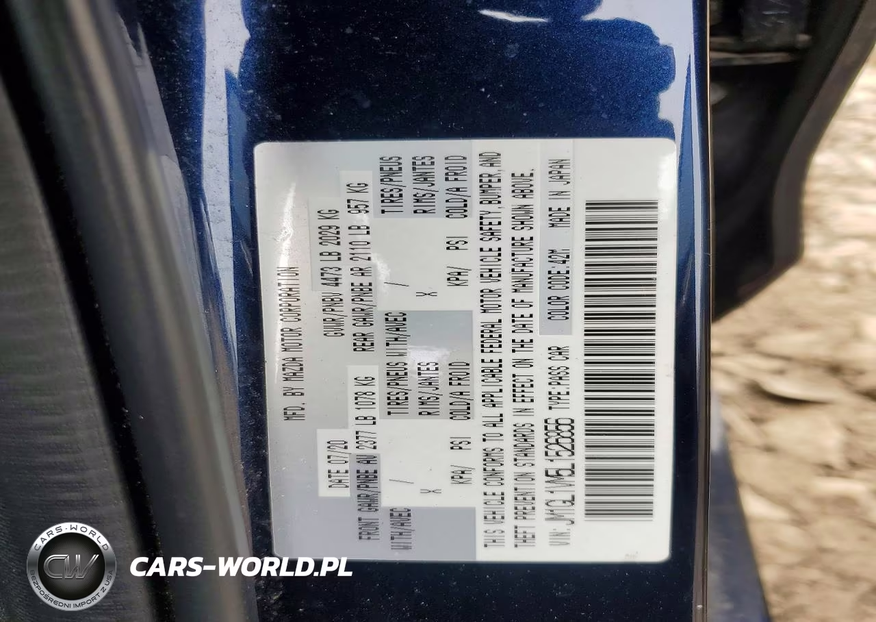 2020 Mazda 6 Touring VIN:JM1GL1VM5L1526856 - 12