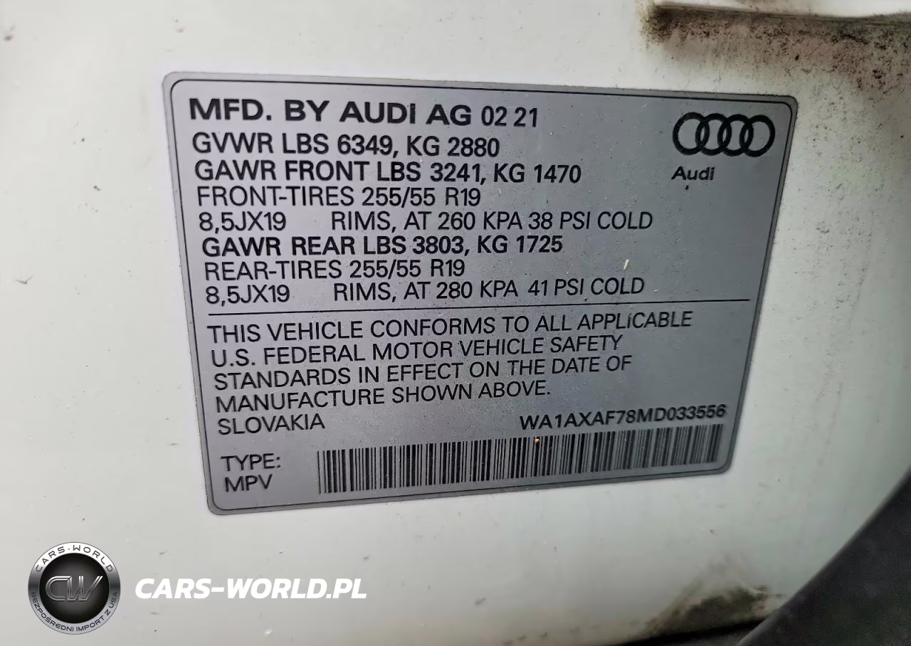2021 Audi Q7 Premium VIN:WA1AXAF78MD033556 - 13