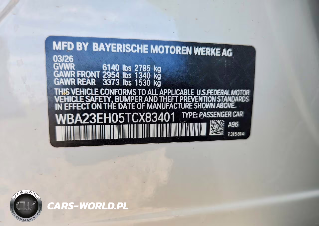 2026 BMW 740 I VIN:WBA23EH05TCX83401 - 12